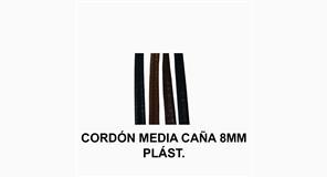 CORDON MEDIA CAÑA 8 MM. PLASTICO