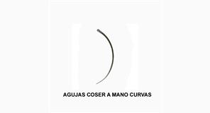 AGUJAS COSER A MANO CURVAS