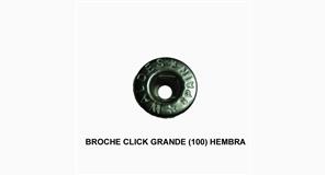 BROCHE CLICK GRANDE (100 PIEZAS) HEMBRA