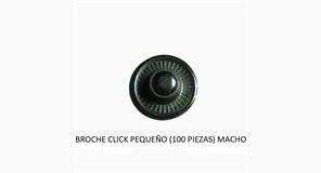 BROCHE CLICK PEQ. NIQUEL (100 PIEZAS)