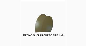 MEDIAS SUELAS CUERO CAB. H-2