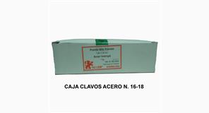 CAJA CLAVOS ACERO N. 16-18
