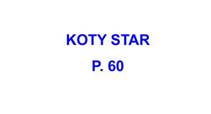 CORDON KOTY-STAR P. 60