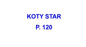 CORDON KOTY-STAR P. 120