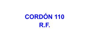 CORDON 110 R.F.