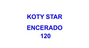 CORDON KOTY-STAR ENCERADO 120