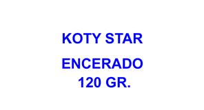 CORDON KOTY-STAR ENCERADO 120 GRUESO