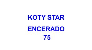CORDON KOTY-STAR ENCERADO 75
