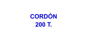 CORDON 200 CM. T.