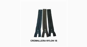 CREMALLERA NYLON 18 CM.