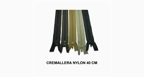 CREMALLERA NYLON 40 CM.