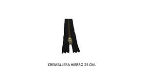 CREMALLERA HIERRO 25 CM.