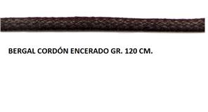 BERGAL CORDON ENCERADO GR. 120 CM (6 PARES)
